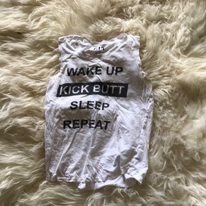 Fit fashion inspire train printed tank top small